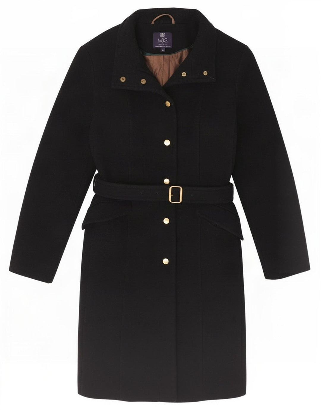 Soprabito da donna Marks & Spencer UK 14 lana nera media