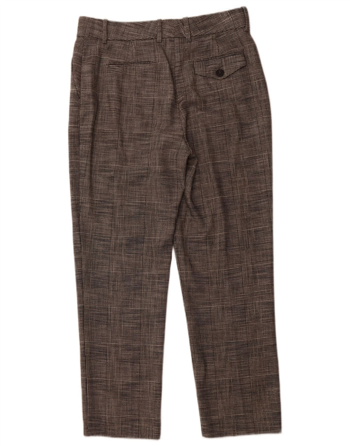 Pantaloni da abito a vita alta da donna REISS UK 12 Medium W32 L28 Grigio