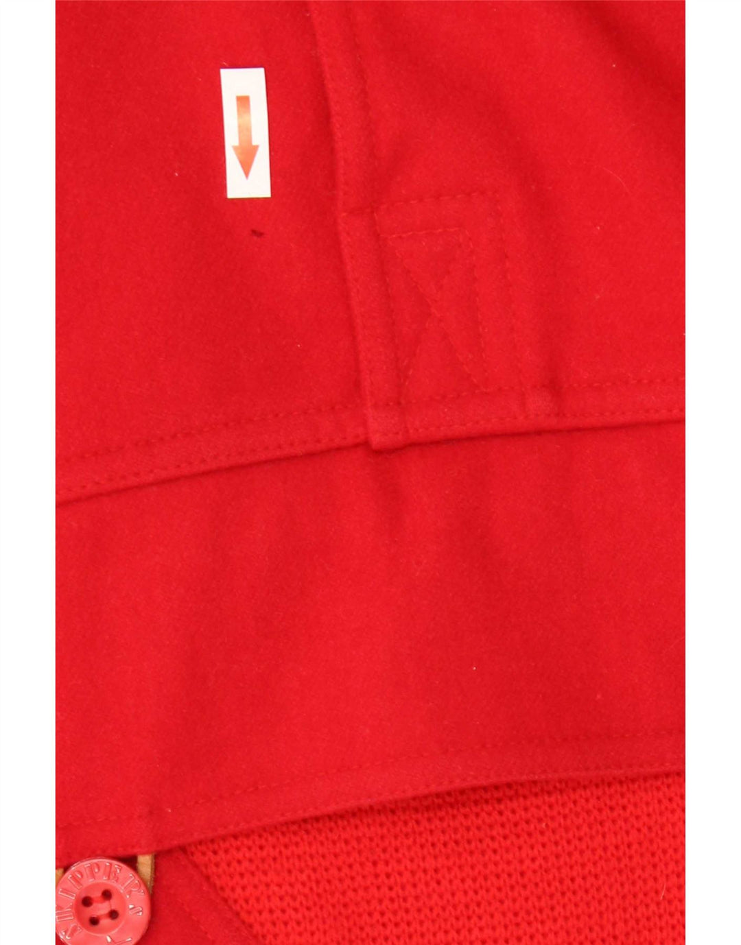 Maglione da uomo con collo abbottonato di Skipper IT 48 Lana rossa media