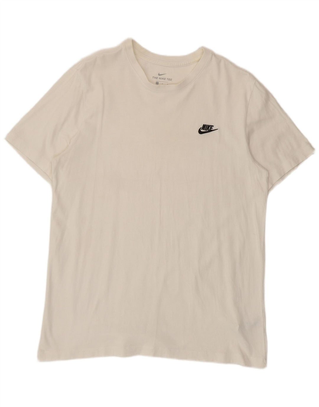 T-shirt da uomo Nike Top grande in cotone bianco