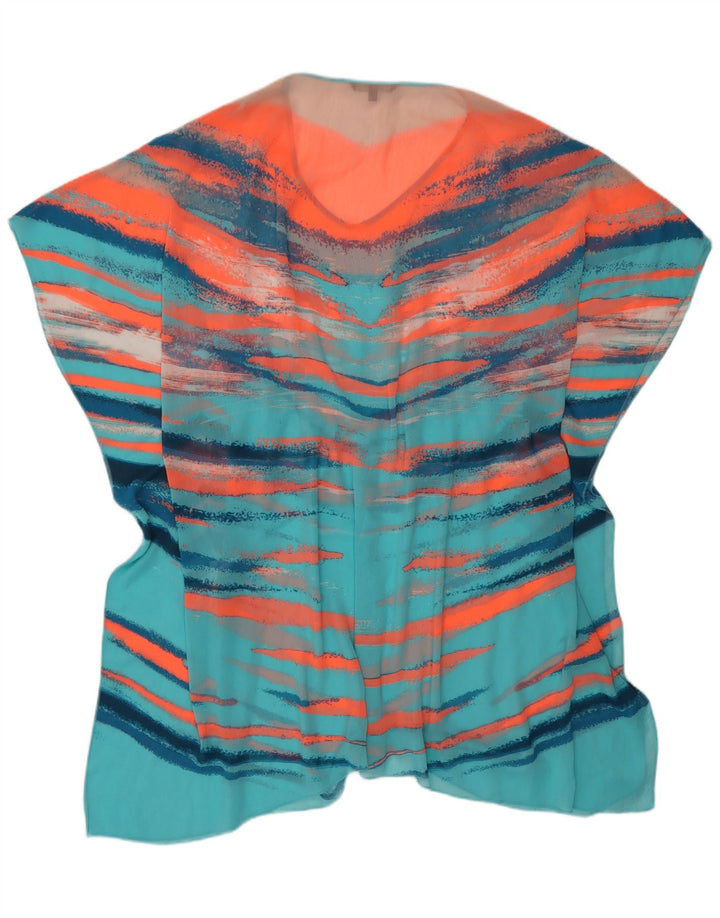 Abito caftano da donna Marks & Spencer UK 16 grandi strisce multicolori