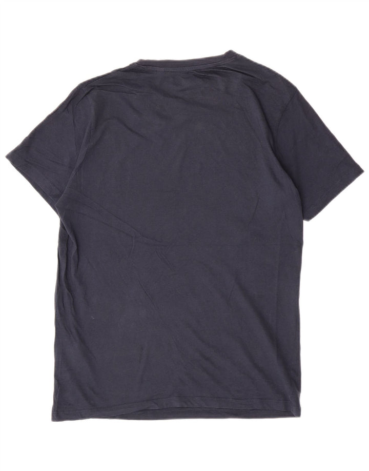 T-shirt grafica regolare da uomo Jack & Jones Top medio blu navy natura