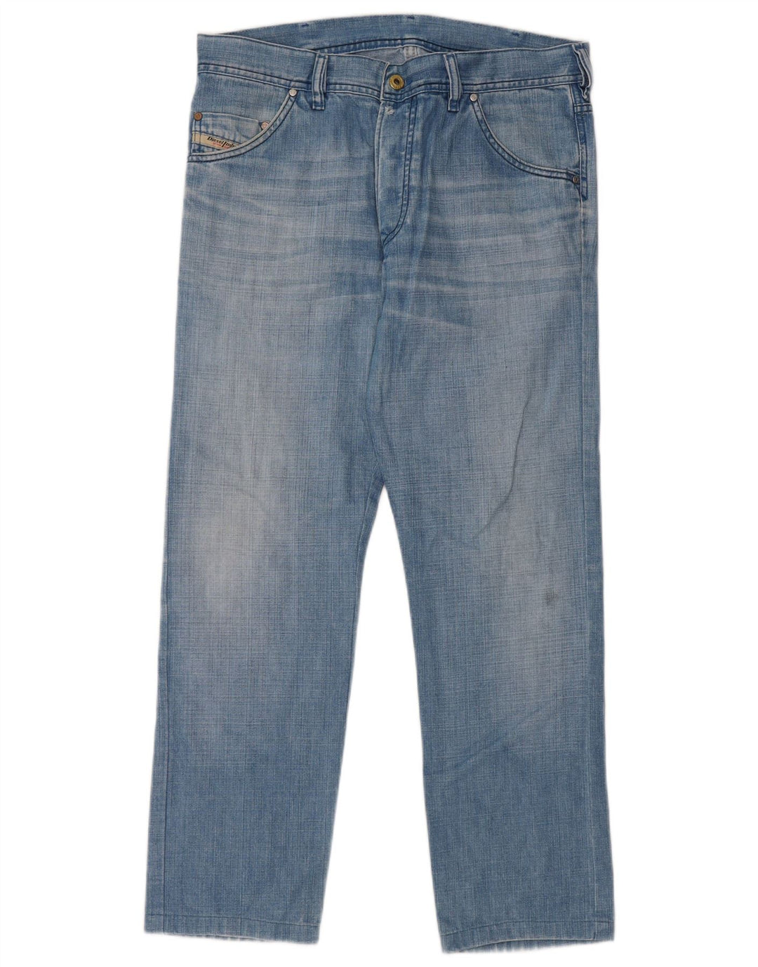 Jeans dritti da uomo Diesel W31 L28 cotone blu