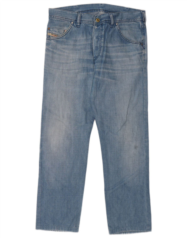 Jeans dritti da uomo Diesel W31 L28 cotone blu