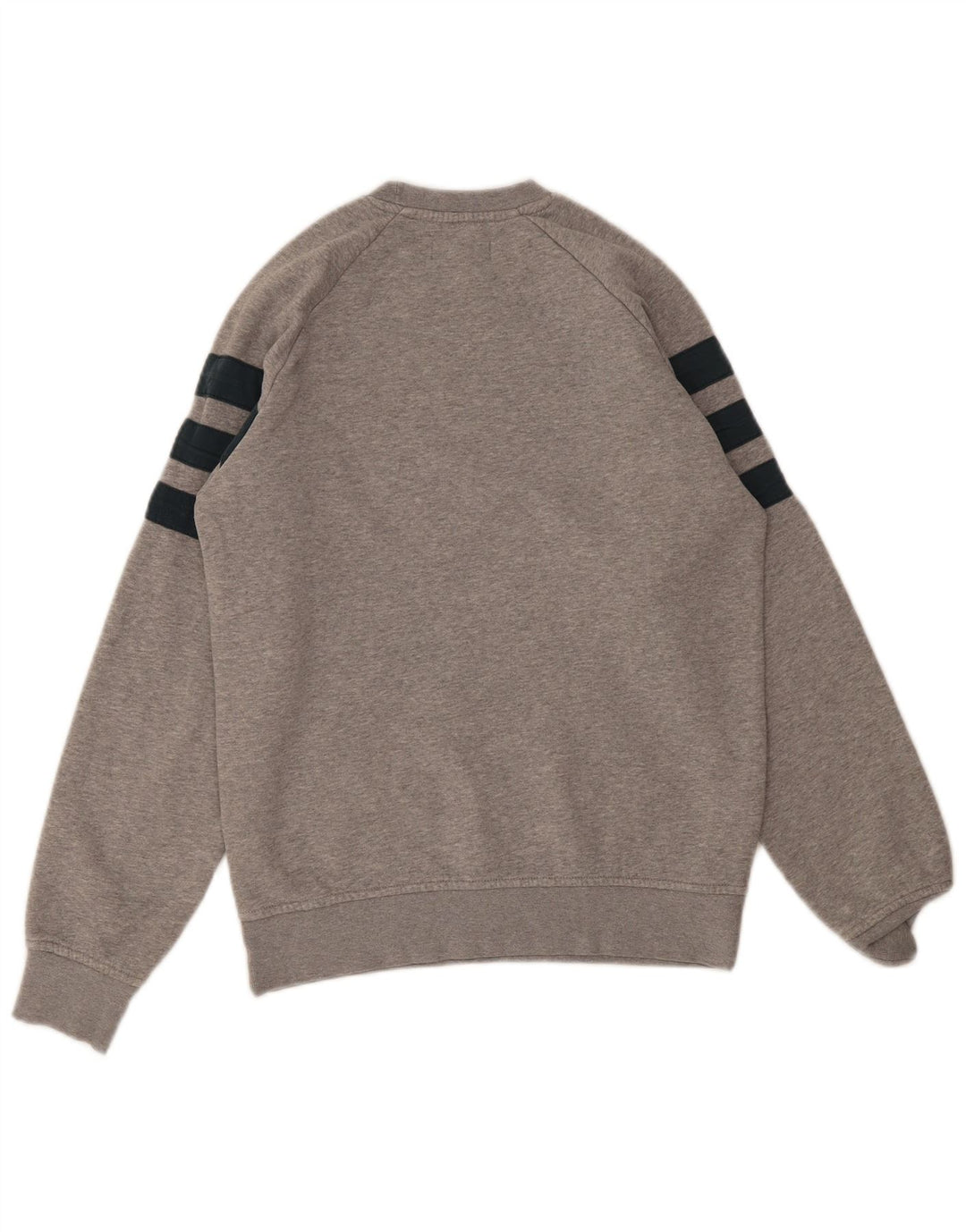 Felpa Adidas da uomo 3D Arc, maglione piccolo, cotone Fair Isle grigio