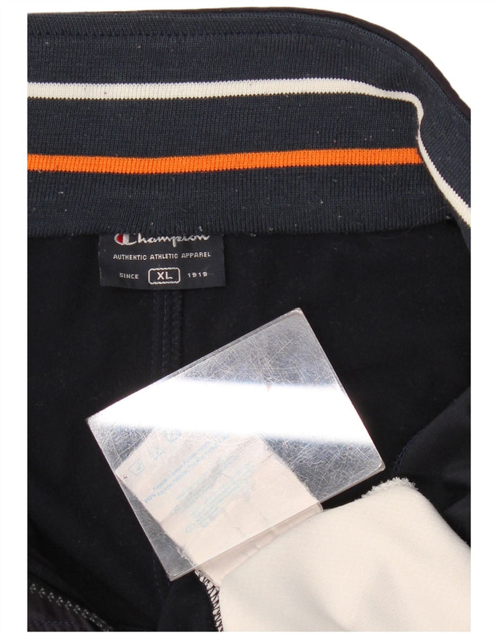 Giacca sportiva da uomo Champion XL XL in poliestere color block blu navy