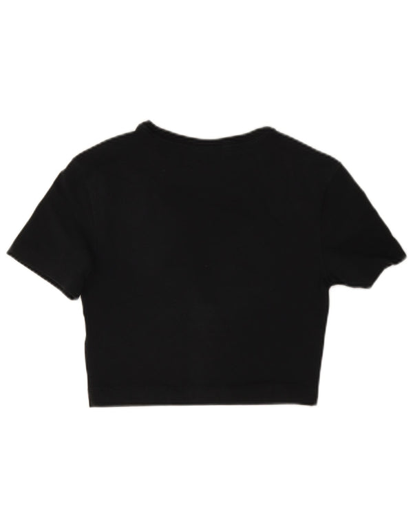 T-shirt grafica corta da donna Nike UK 6 XS nera