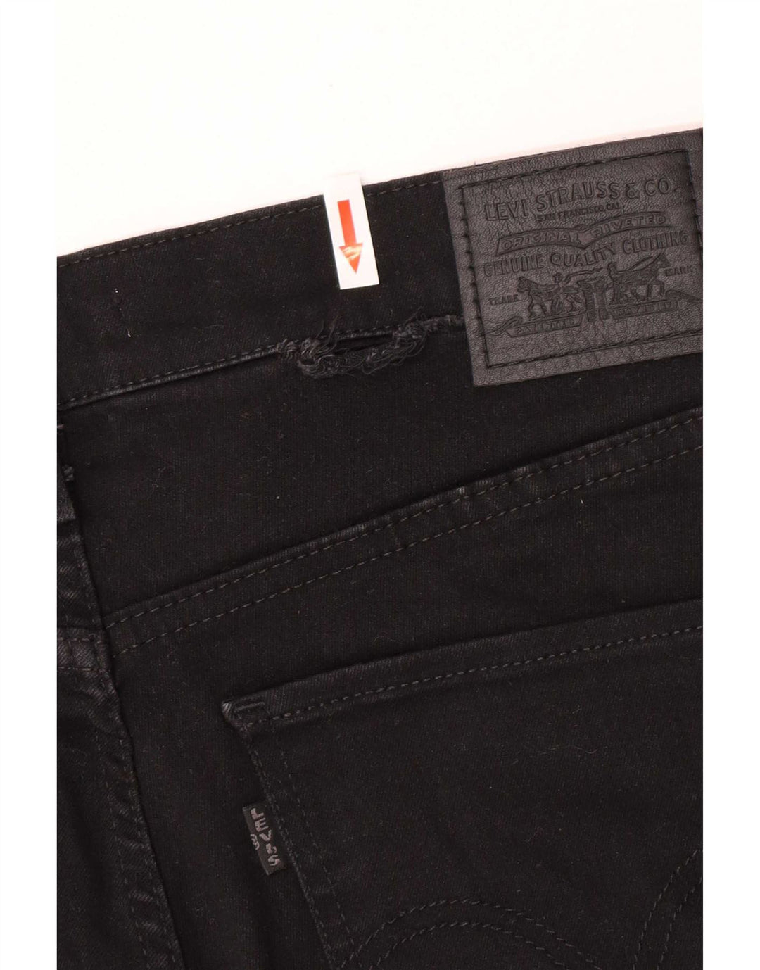 Jeans Jeggings da donna Levi's W32 L32 cotone nero