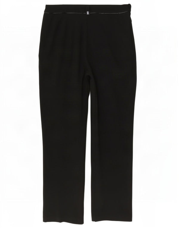 Pantaloni casual dritti da donna Marks & Spencer UK 14 Large W32 L32 neri