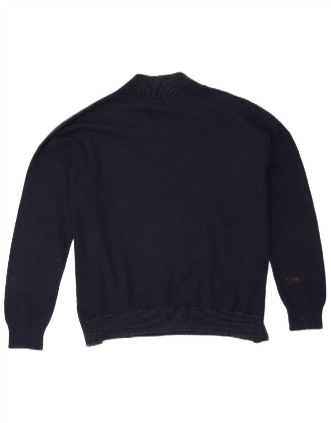 Maglione maglione oversize con scollo a V da donna Marks & Spencer blu navy medio
