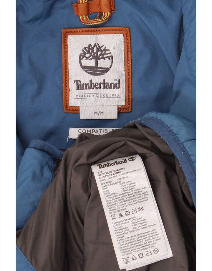 Giacca imbottita da uomo Timberland Liner UK 38 nylon blu medio