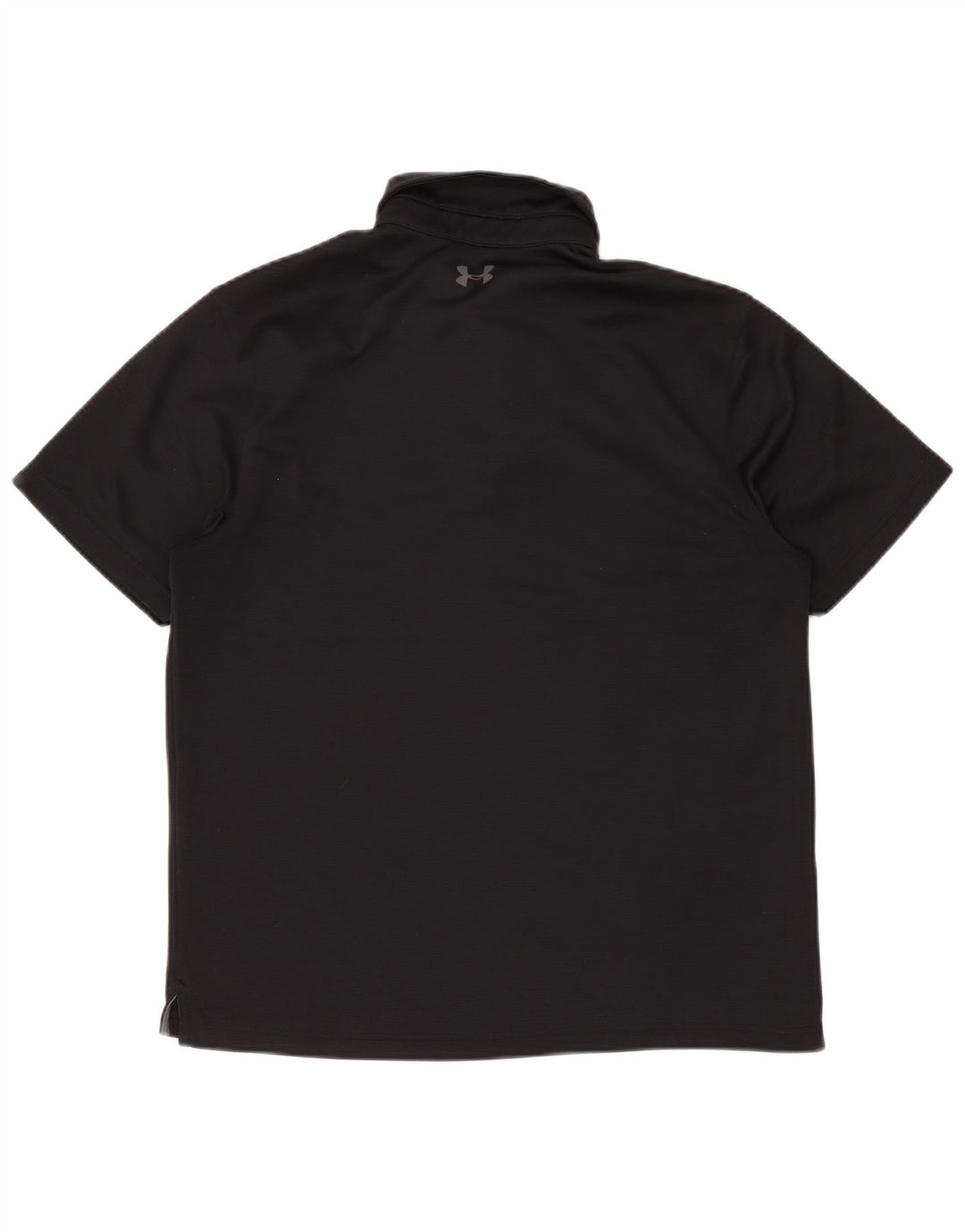 Polo da uomo Under Armour grande nera in poliestere
