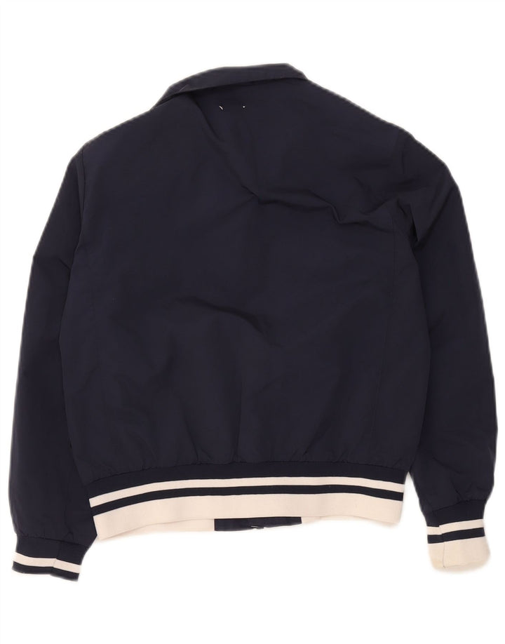 Giubbotto bomber da ragazzo Bikkembergs 9-10 anni in poliestere color block blu navy