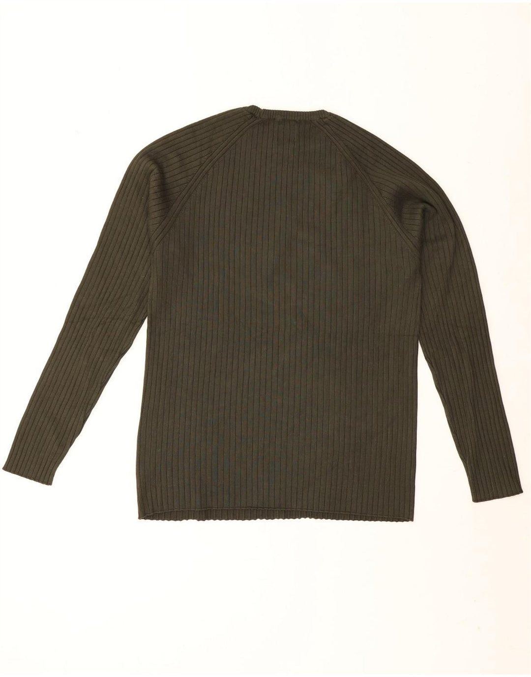 Maglione maglione girocollo da uomo Zara in viscosa kaki media