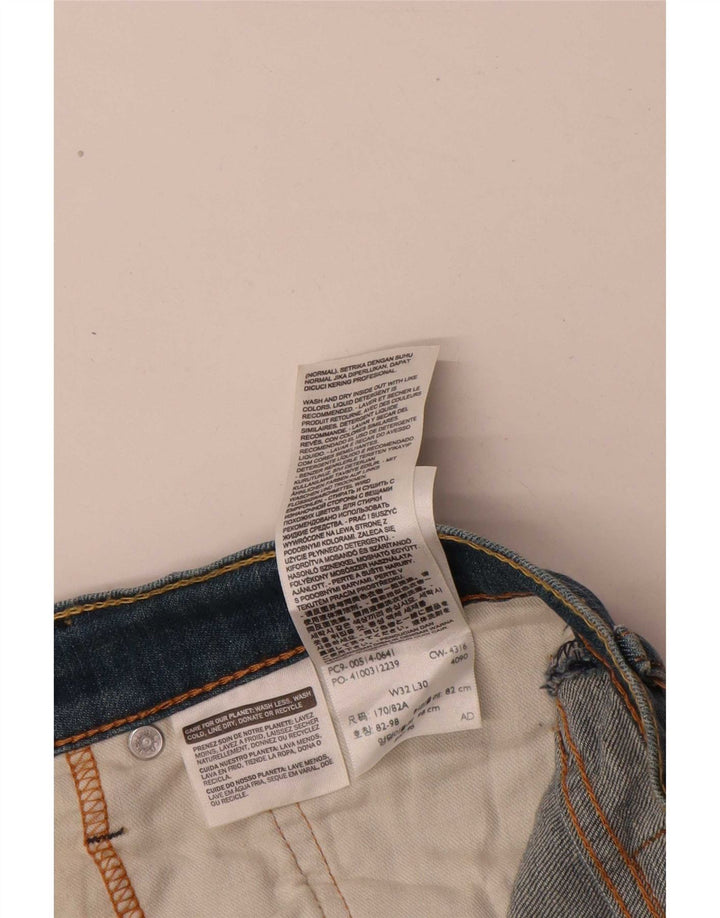 Levi's Uomo 514 Jeans dritti W32 L30 Cotone Blu
