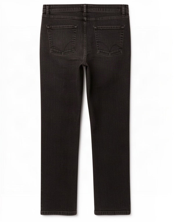 Jeans dritti Marks & Spencer da donna Per Una UK 12 medio W30 L30 neri