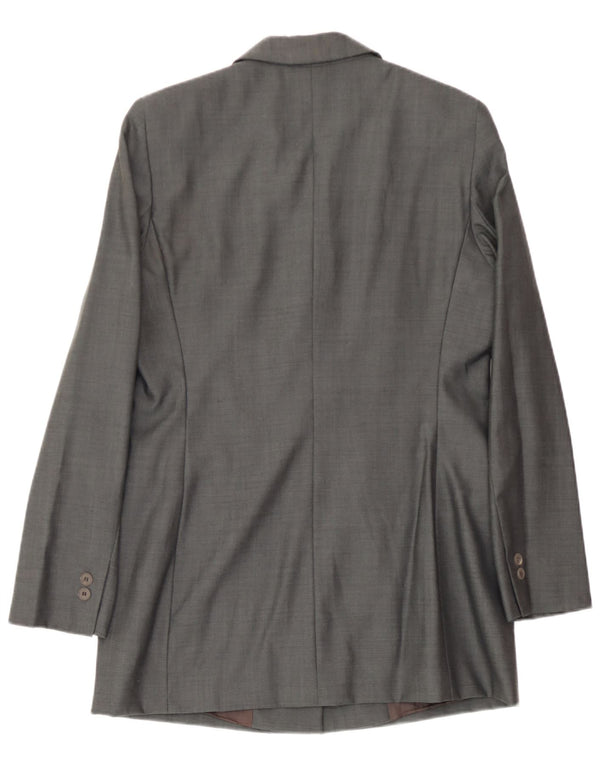 Giacca Blazer a 4 Bottoni Koan da Donna IT 44 Lana Vergine Grigio Medio
