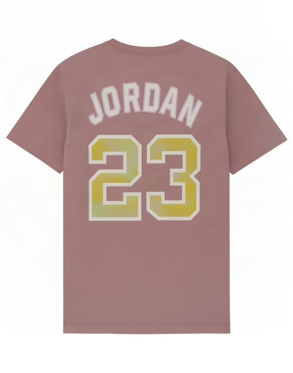 T-shirt grafica da uomo Jordan Top Small in cotone rosa