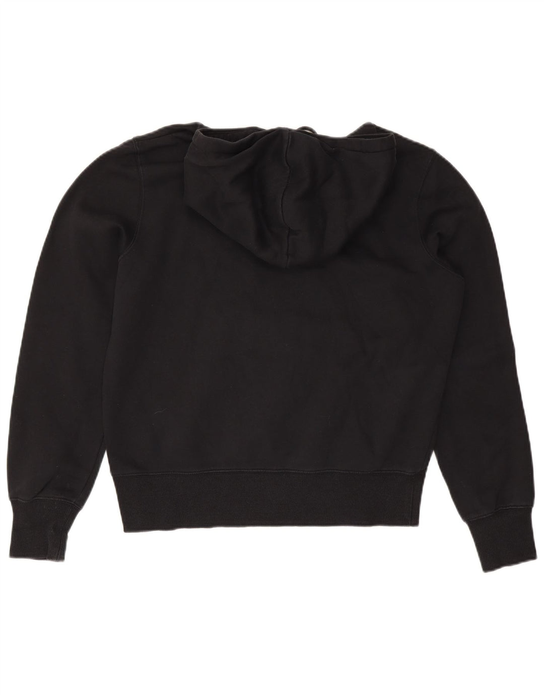 Felpa con cappuccio da uomo Nike, cotone medio nero