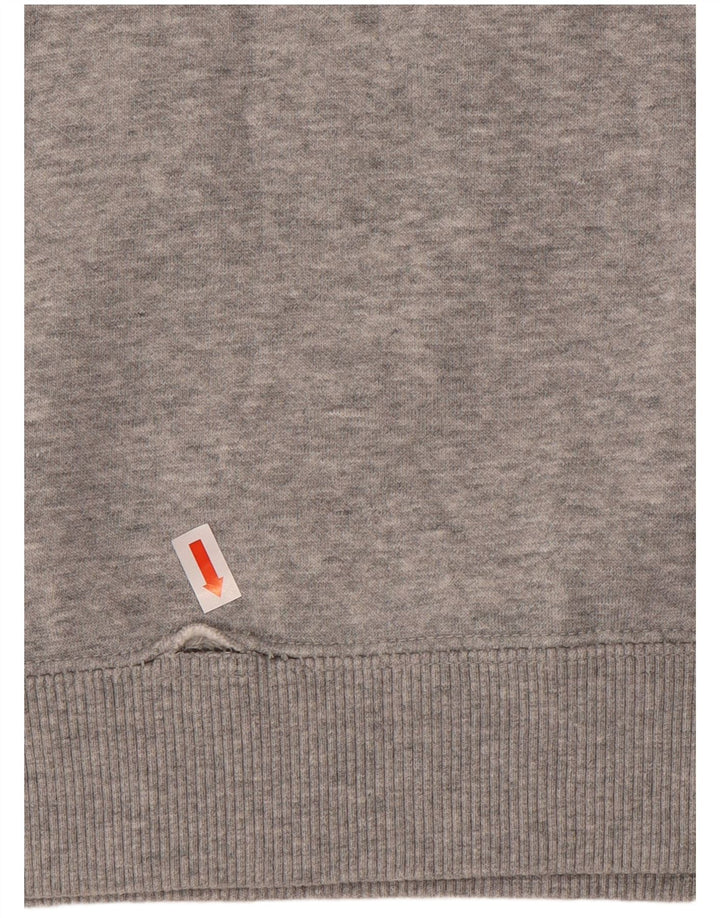 Felpa grafica da donna Puma Jumper UK 12 Cotone chiazzato grigio medio