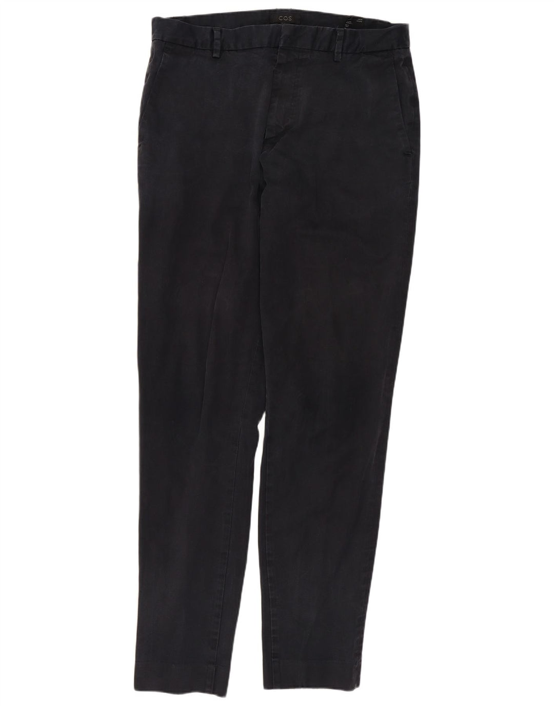 Pantaloni chino slim da uomo COS EU 48 medio W30 L31 cotone blu navy