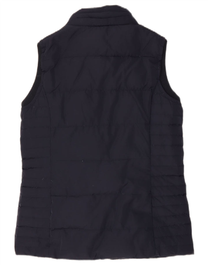 Crew Clothing Gilet imbottito oversize da donna UK 10 piccolo poliestere blu navy