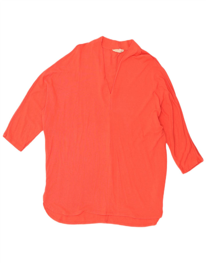 Phase Eight Top oversize da donna manica 3/4 UK 12 Arancione medio