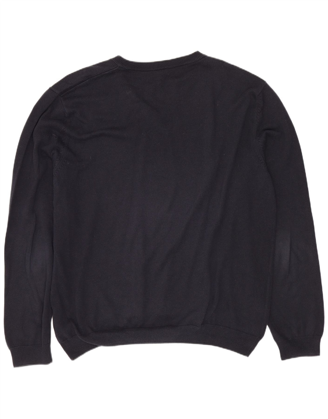 Maglione da uomo HUGO BOSS con scollo a V XL in cotone blu navy