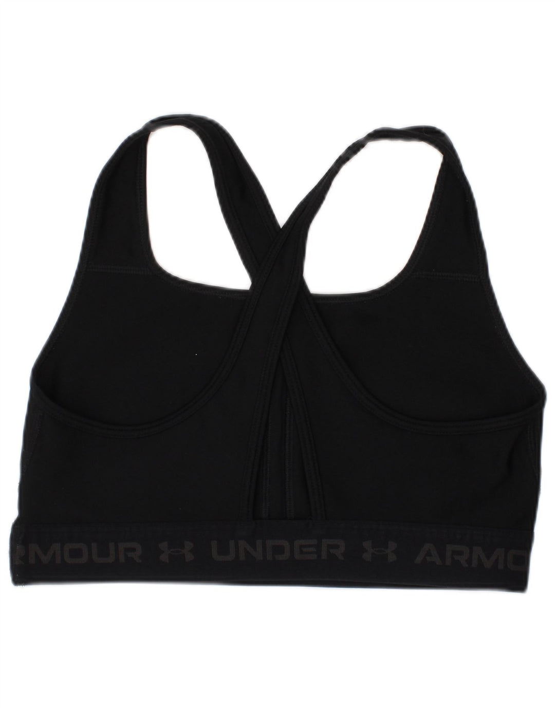Reggiseno sportivo Under Armour da donna con grafica a compressione, medio, nero, sportivo