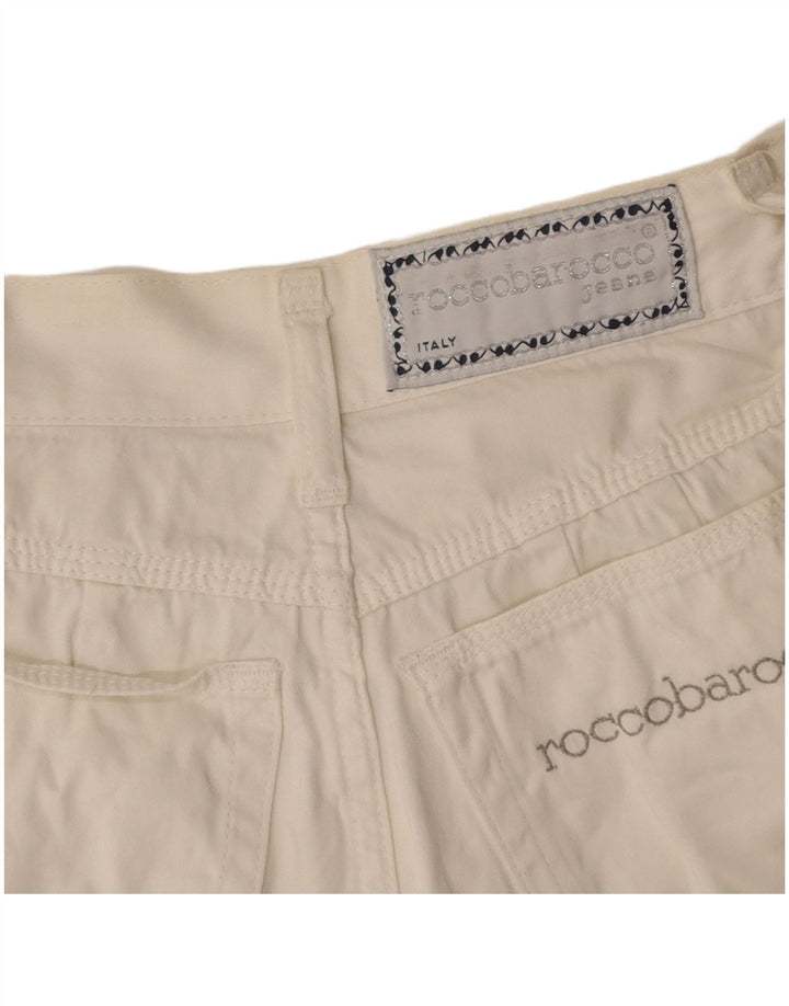 ROCCOBAROCCO Womens Casual Shorts W26 Small White