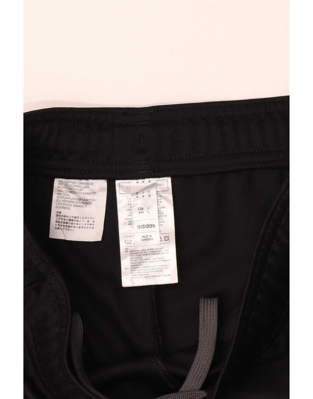 Pantaloni da tuta Adidas Aeroready da uomo in poliestere nero medio