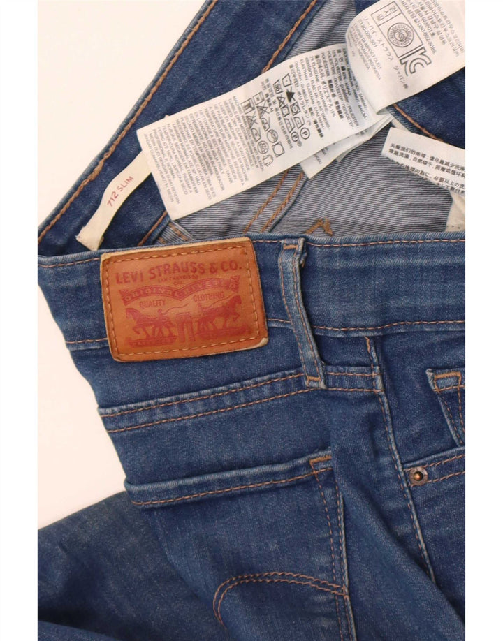 Jeans Levi's da donna 712 slim W26 L34 cotone blu