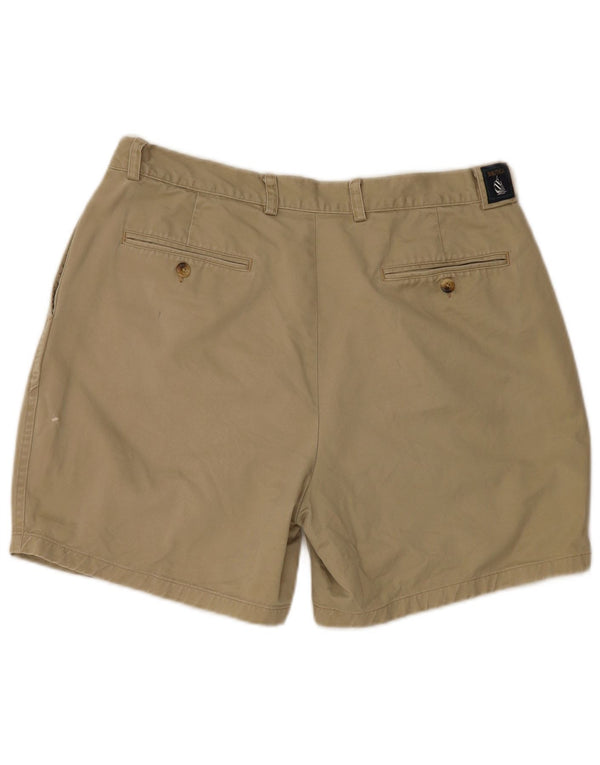 Pantaloncini chino con ancoraggio da uomo Nautica W36 Large in cotone kaki