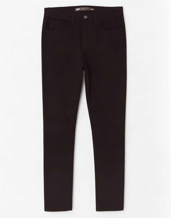Jeans skinny a vita alta da donna Levi's W30 L30 cotone nero