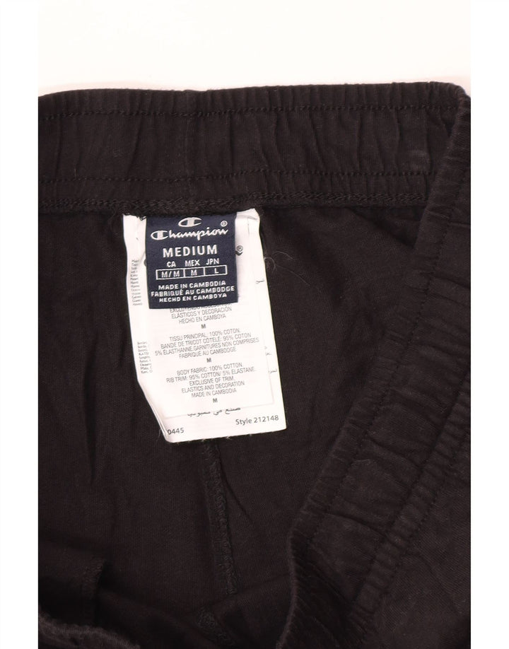 Pantaloni da tuta da uomo Champion Joggers medio cotone nero