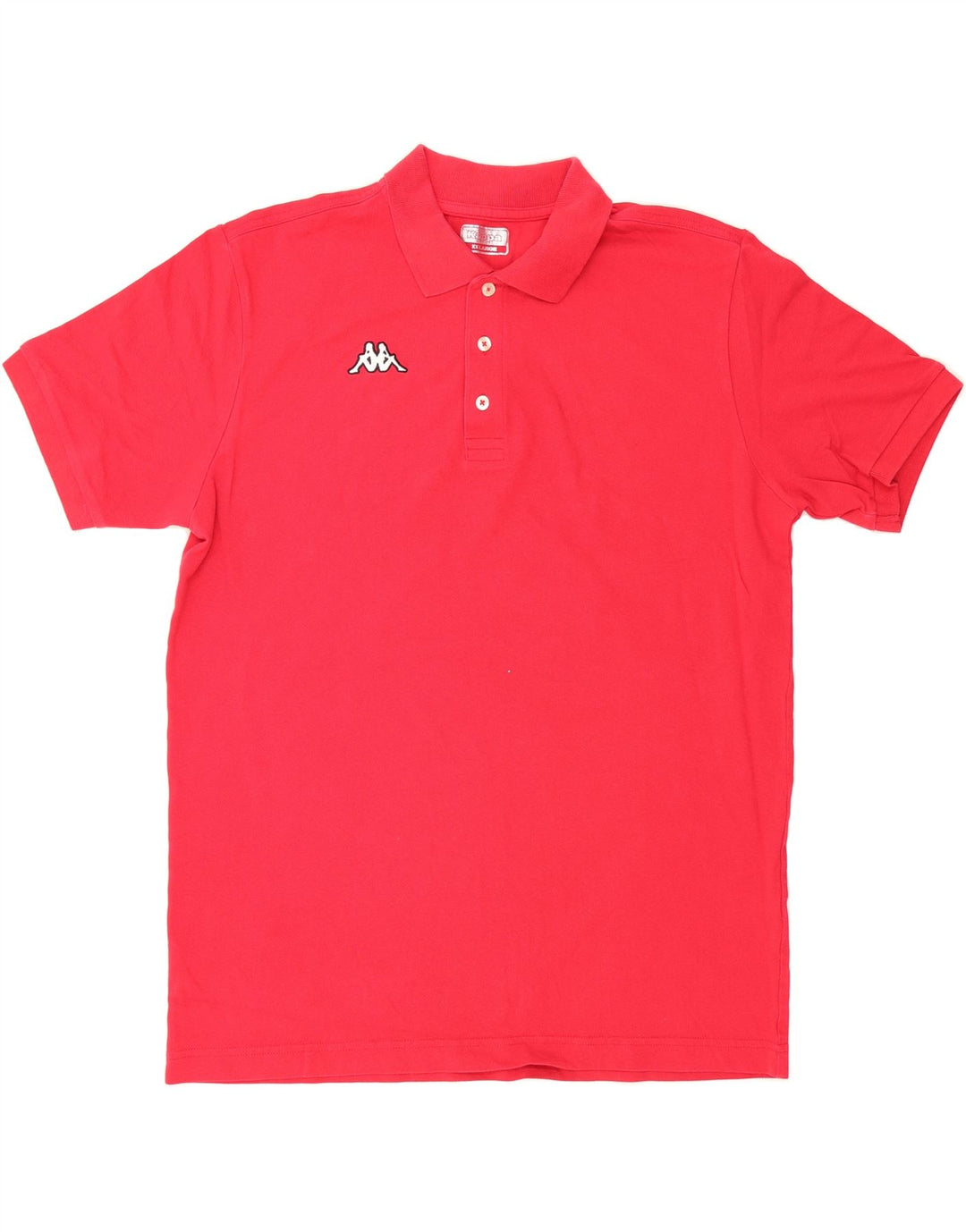 KAPPA Mens Polo Shirt 2XL Pink Cotton Vintage Kappa and Second-Hand Kappa from Messina Hembry 