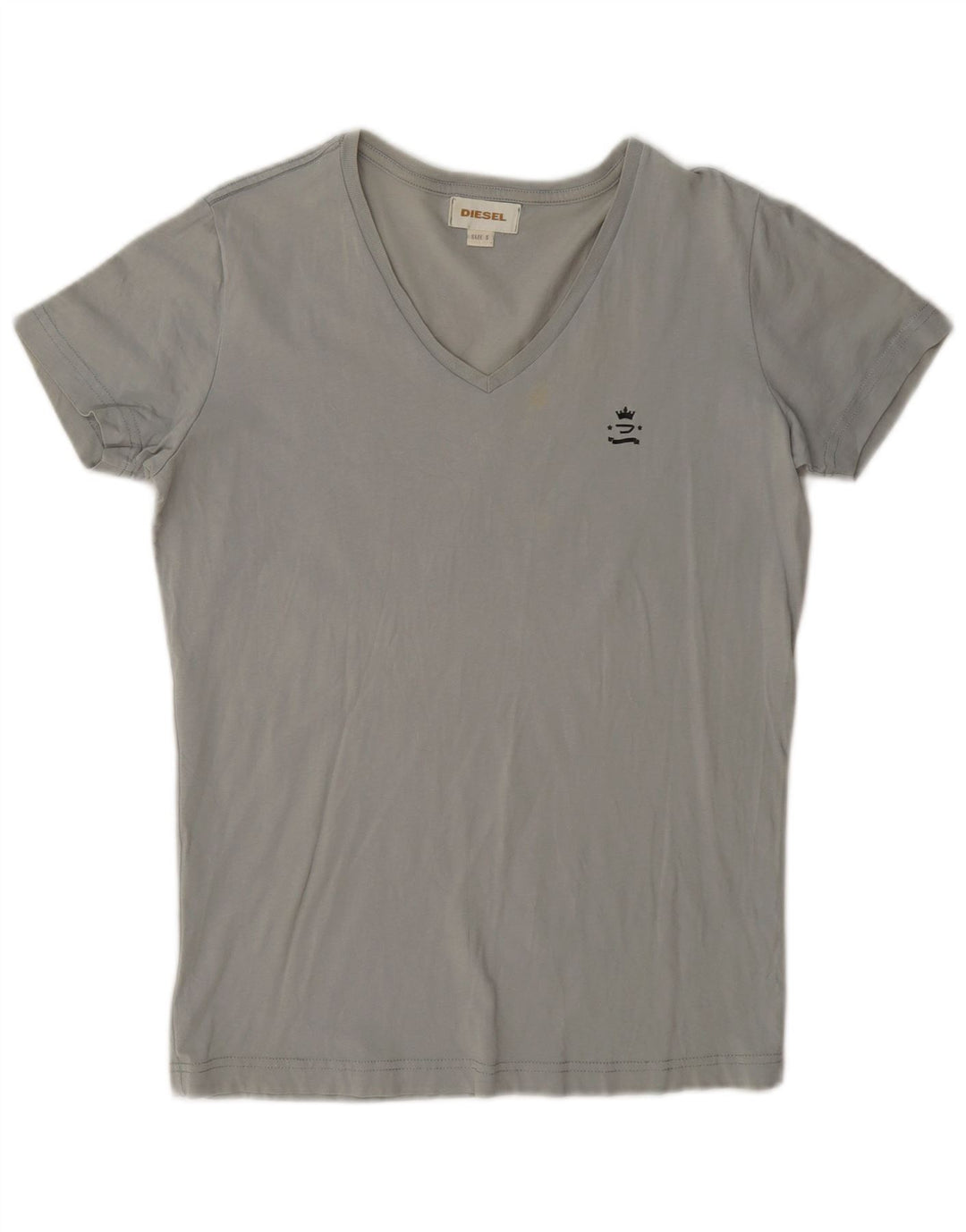 T-shirt uomo Diesel Top Small in cotone grigio