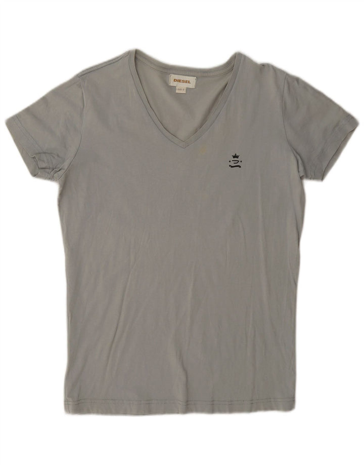 T-shirt uomo Diesel Top Small in cotone grigio