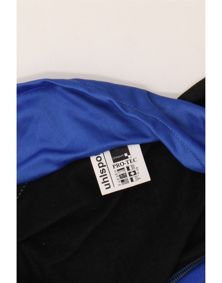 UHLSPORT Giacca da tuta grafica da uomo 2XL Poliestere color block blu