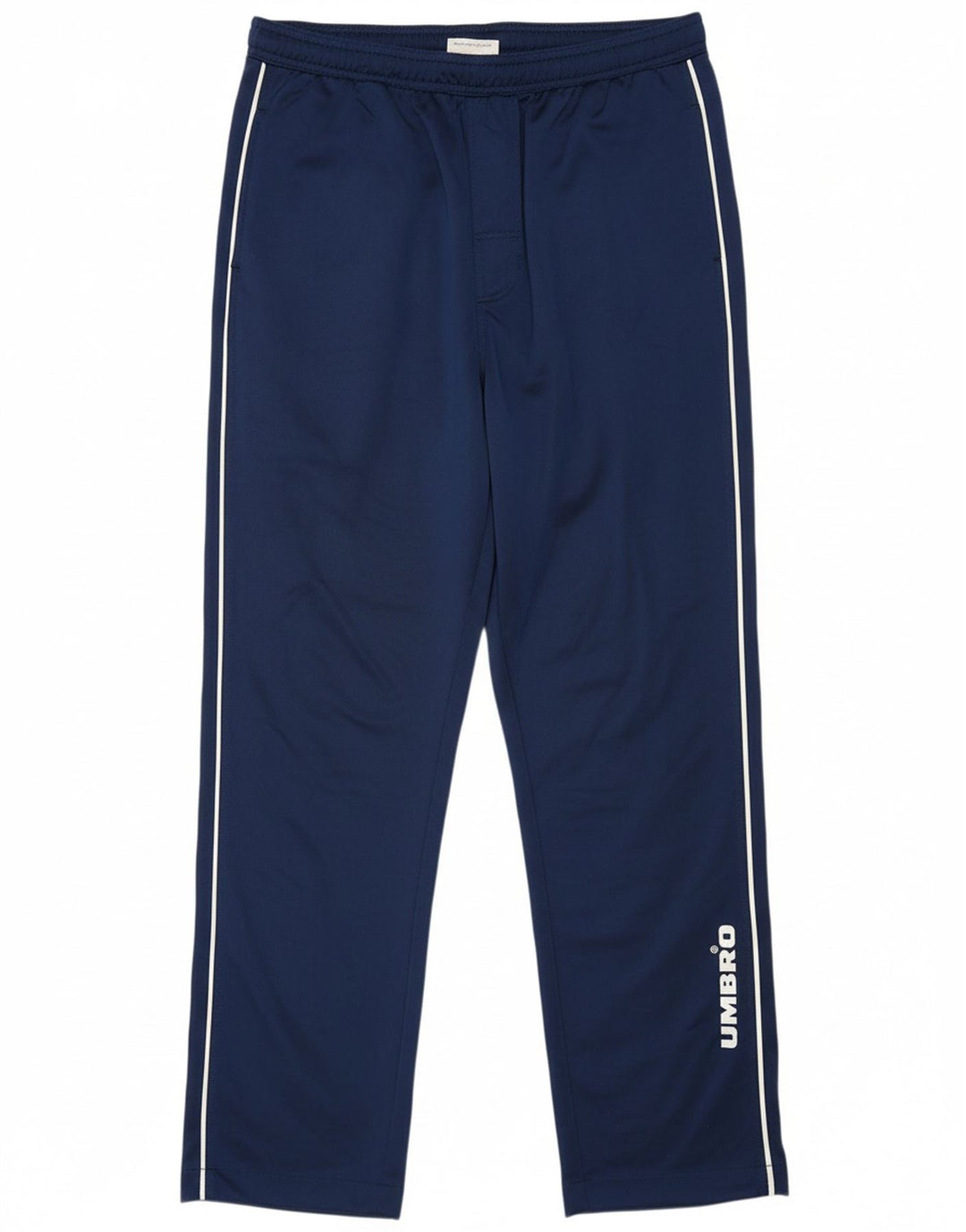 UMBRO Mens Tracksuit Trousers Large Navy Blue Polyester Sports