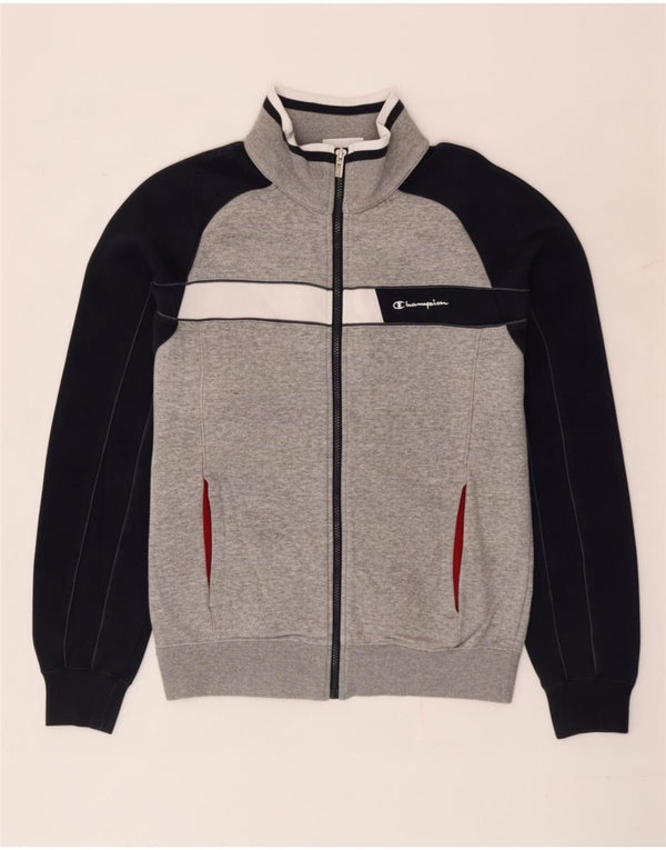 Giacca da tuta da donna Champion UK 14 Cotone color block grigio medio