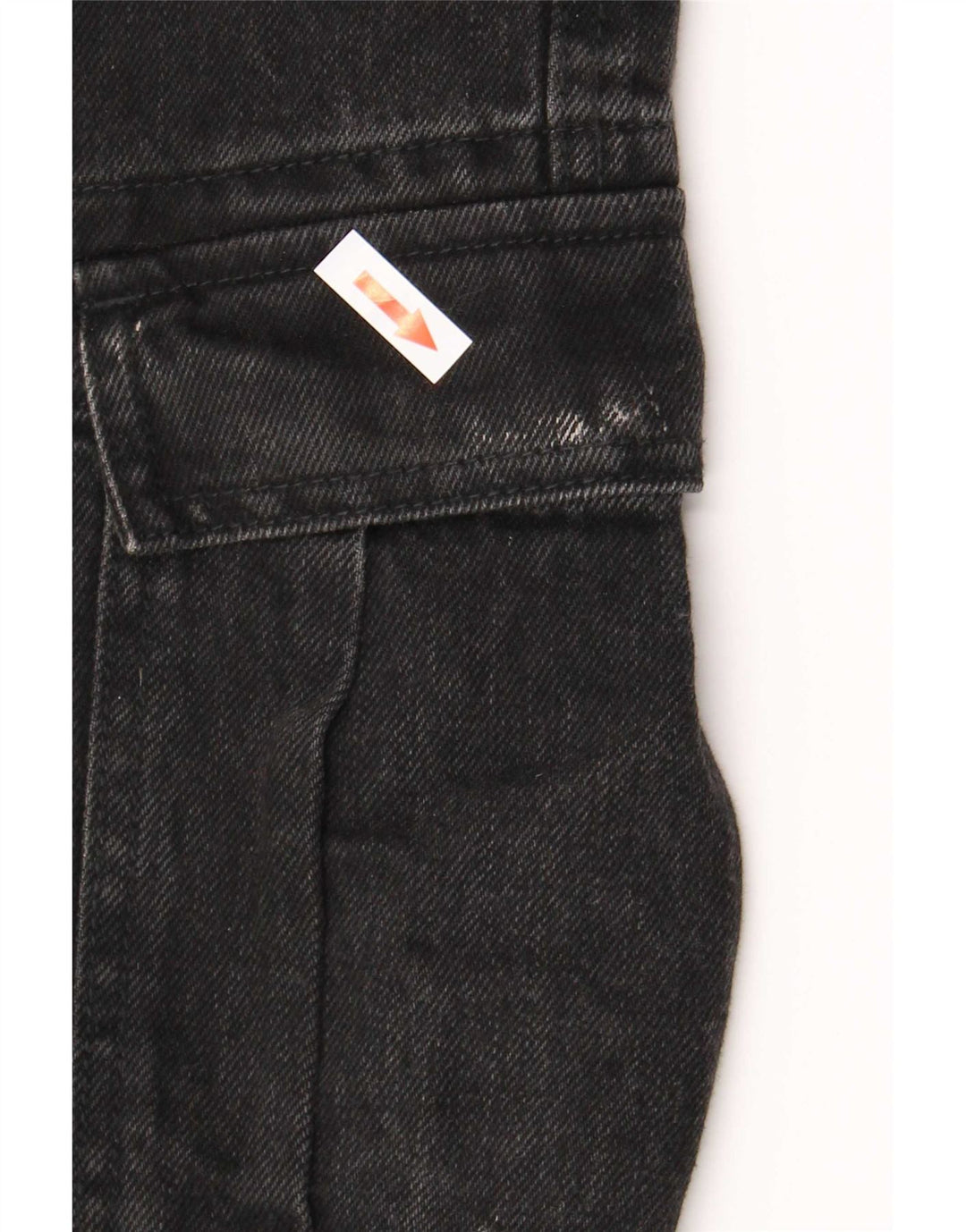 Jeans dritti cargo da uomo Kiabi IT 50 grandi W34 L31 neri