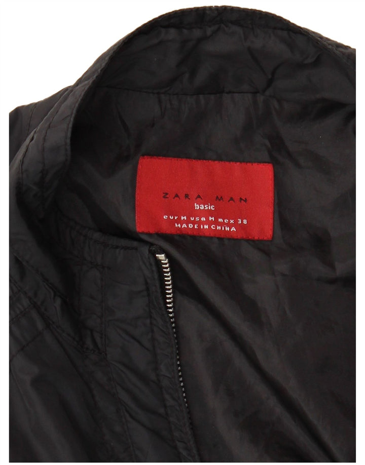 Giacca utilitaria da uomo ZARA UK 38 media nera