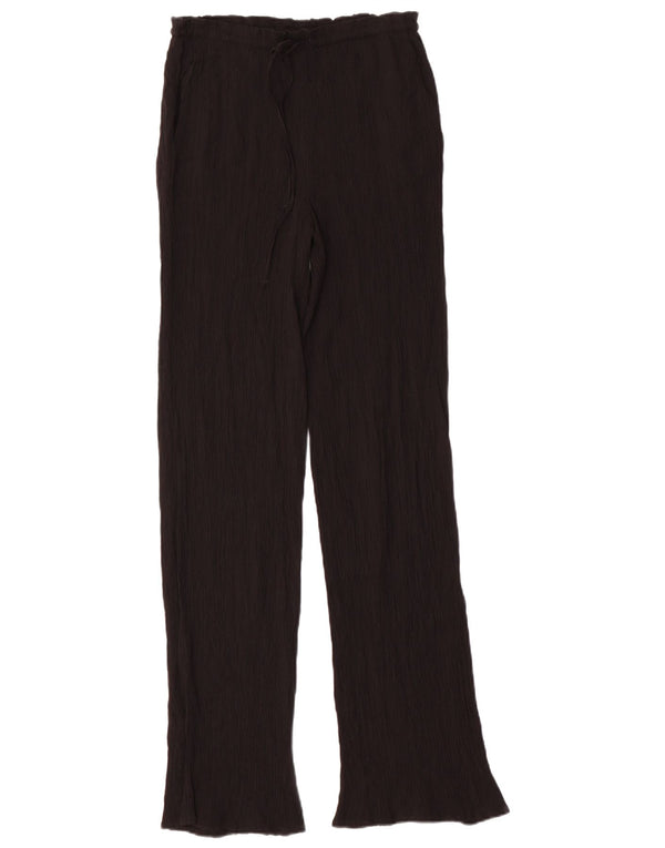 Pantaloni casual Bootcut da donna Zara XS W24 L32 viscosa nera