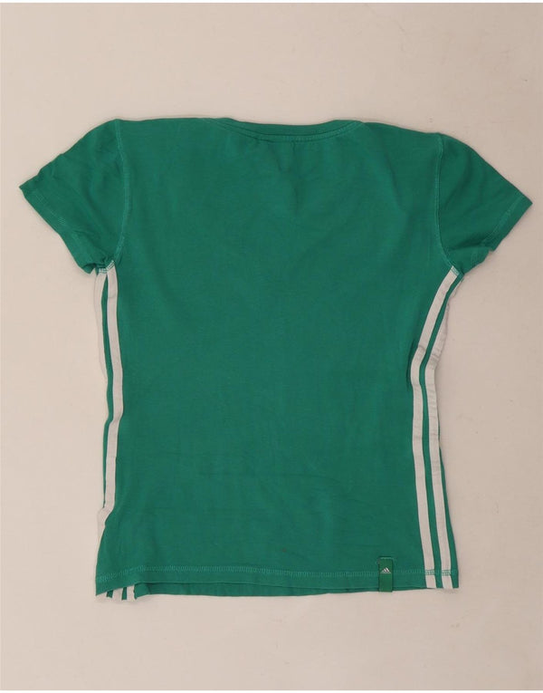 T-shirt da donna Adidas Top UK 12 cotone verde medio