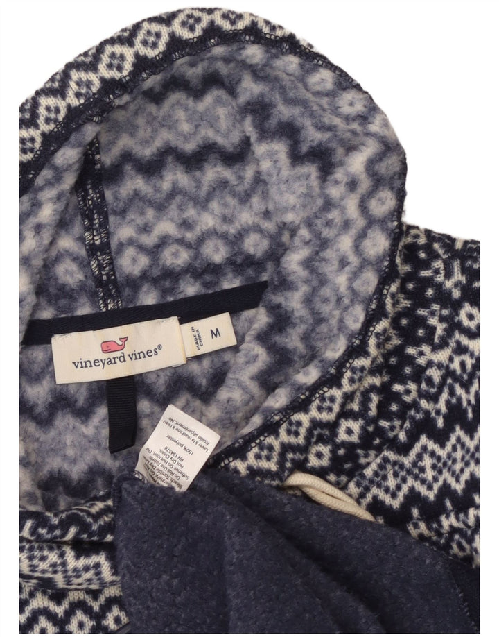 VINEYARD VINES Felpa da donna Maglione UK 14 Medio Blu navy Fair Isle