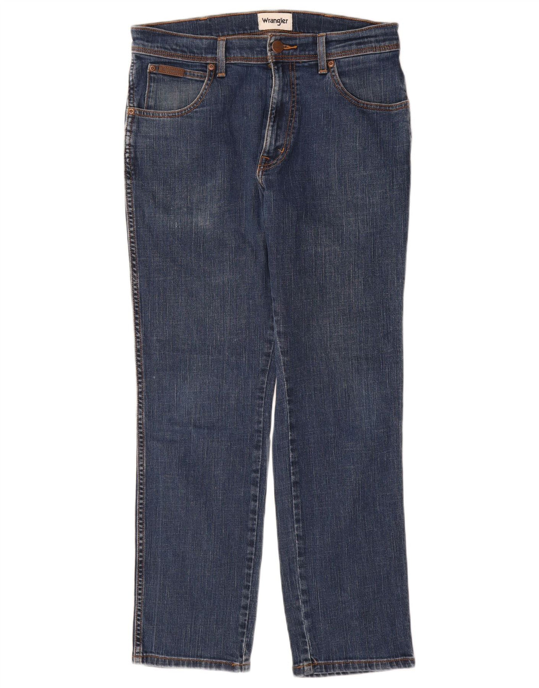 Jeans Wrangler Texas Slim da donna W33 L30 cotone blu