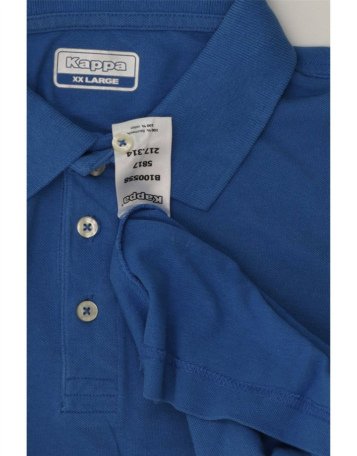Polo Kappa Uomo 2XL Cotone Blu