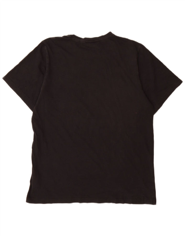 T-shirt da uomo Puma Top in cotone nero medio