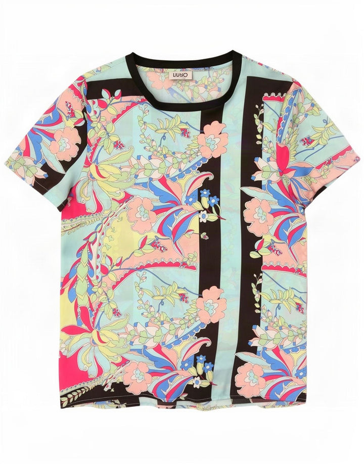 Camicetta da donna Liu Jo Top UK 10 Piccolo poliestere floreale multicolore